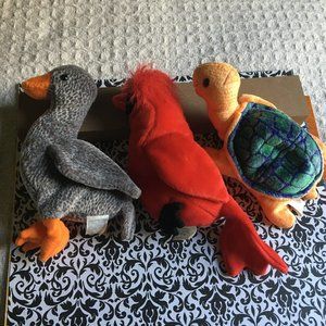 BEANIE BABIES TRIO